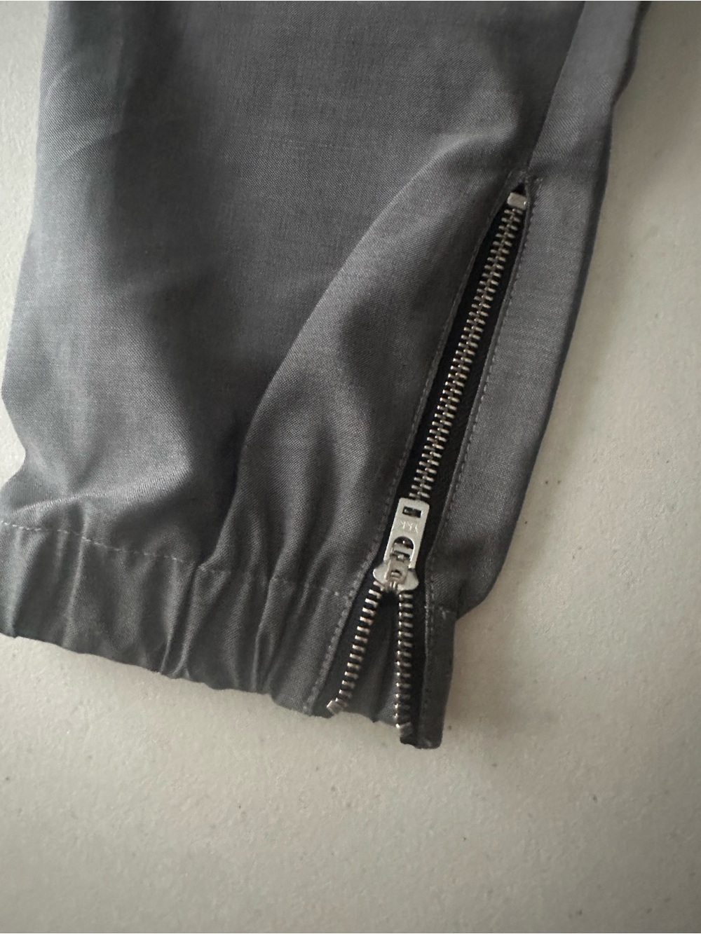 The Kooples Flat Soft Grey Wool Jogger Pants NWT US 36 FR 46 - Picture 3 of 12